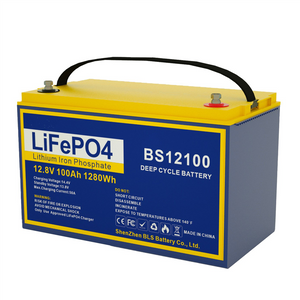Batería recargable LiFePO4 de 12V y 100Ah, batería de ciclo profundo de 12,8 V con 4S, 12,8 V, 80A, BMS, reemplazo de la mayoría de energía de respaldo, barco Solar RV