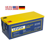 12V/12.8V 200Ah LiFePO4 Battery Pack Deep Cycle Battery with 4S BMS Replace Most Backup Power