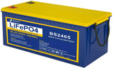 Paquete de batería LiFePO4 de 24V 65Ah Batería de ciclo profundo de 25,6 V 1664Wh con 8S 60A BMS Reemplazo de la mayoría de la energía de respaldo / Solar / RV / BOOT