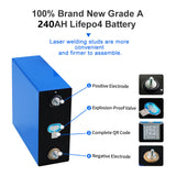 CALB 3.2V 230Ah LiFePO4 battery A-Grade with QR code battery lithium iron phosphate solar cell